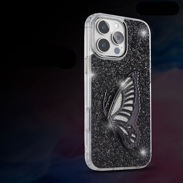 Butterfly Glitter Phone Case iphone All model