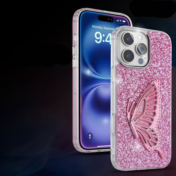 Butterfly Glitter Phone Case iphone All model