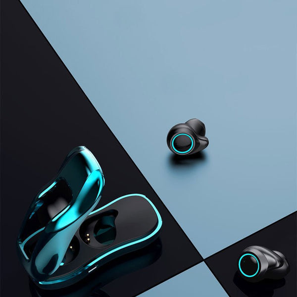 Popular Wireless Bluetooth Headset Two Ears Cross Border Private Mold TWS Customized Electroplating Car Styling